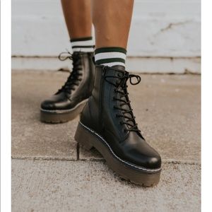 Roolee Elvis Platform Boots Black 39